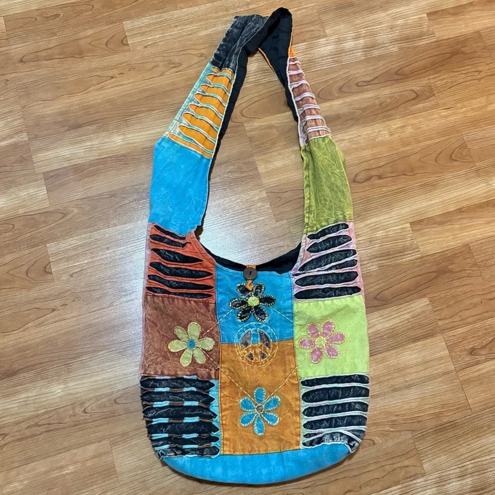 BOHO HIPPIE SLING BAG BEACH SHOULDER‎ FESTIVAL HOBO